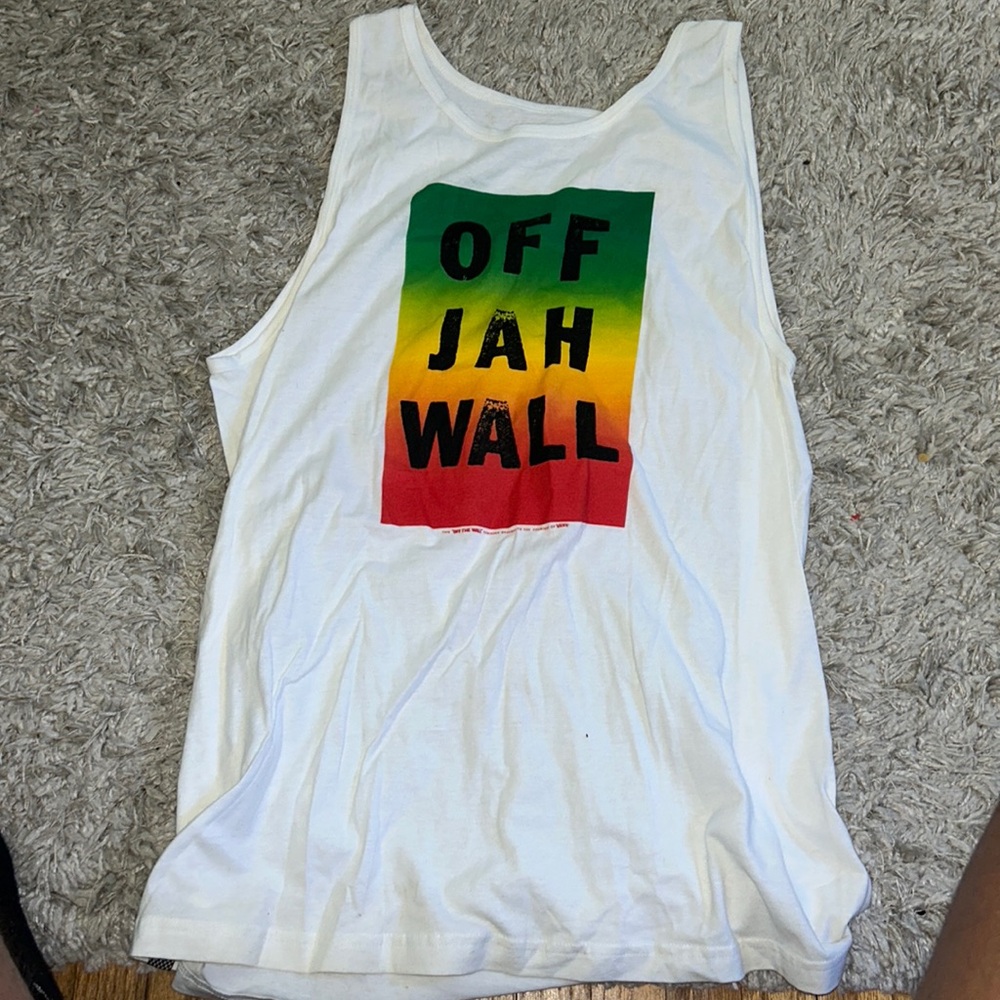 White tank vans size x-large